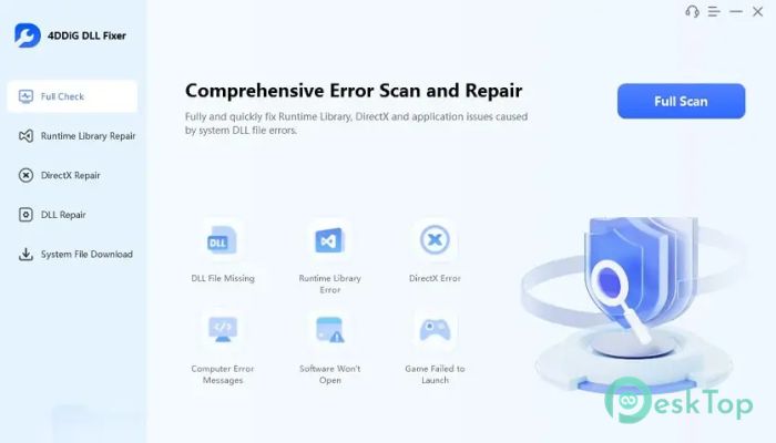 Скачать 4DDiG DLL Fixer  1.0.2.3 полная версия активирована бесплатно