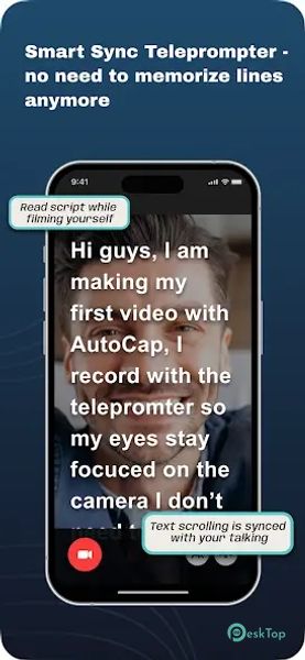 AutoCap Captions Teleprompter 1.0.66.01 APK MOD フル無料ダウンロード