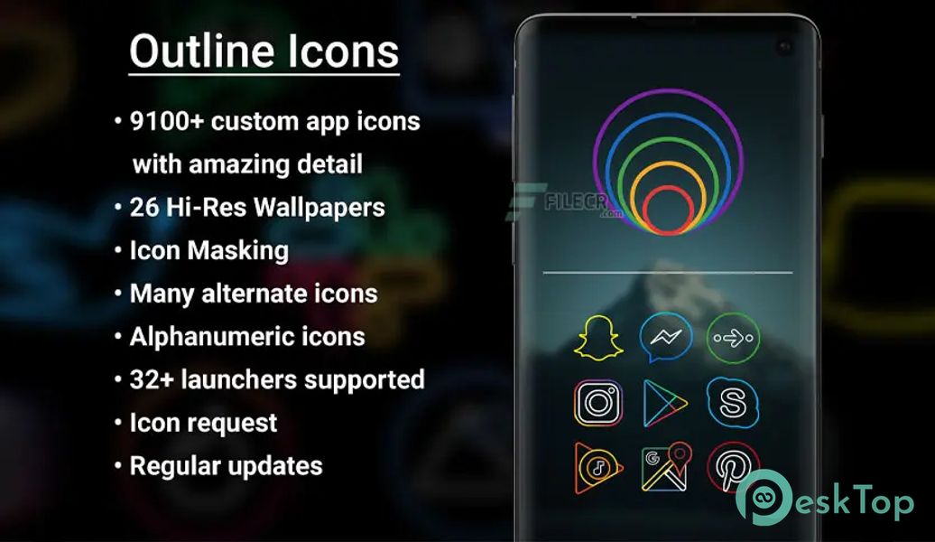 Outline Icons - Icon Pack 3.47 APK MOD Descarga gratuita completa