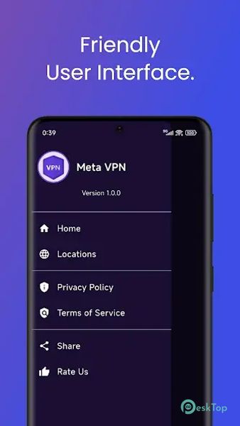 Meta VPN – Fast & Global VPN 1.0.5 APK MOD Unlocked (Full) Free Download