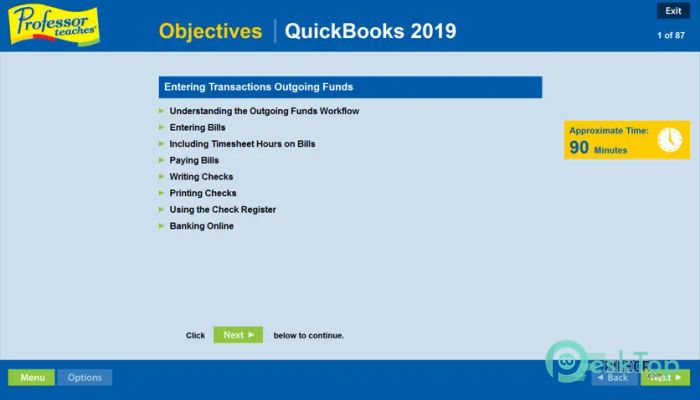 Télécharger Professor Teaches QuickBooks 2023  v2.1 Gratuitement Activé Complètement