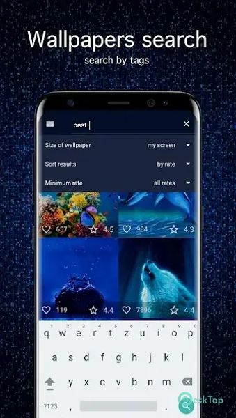 Blue Wallpapers 4K 5.7.91 APK MOD Tam Ücretsiz İndir