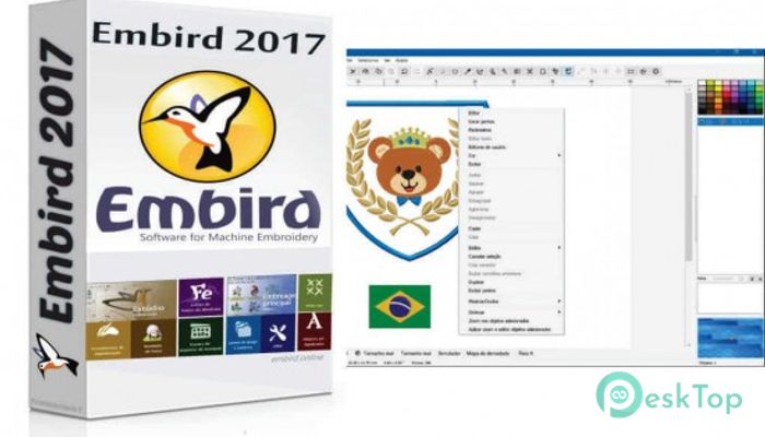 Скачать Embird 2017 B1024 полная версия активирована бесплатно