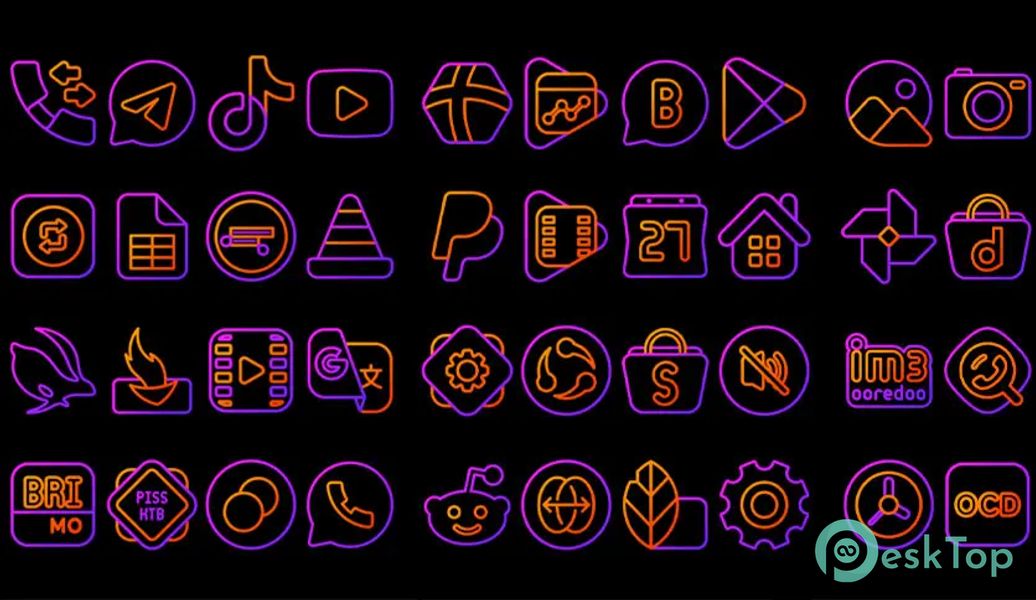 Outline Viorange – Icon Pack v3.1 APK MOD تحميل مجاني كامل