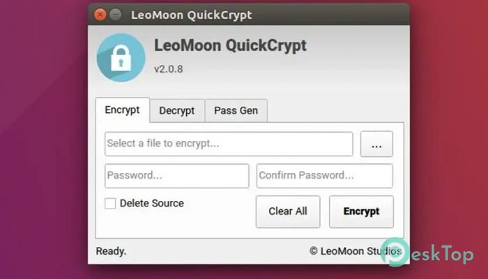 LeoMoon QuickCrypt 1.0.0 完全アクティベート版を無料でダウンロード