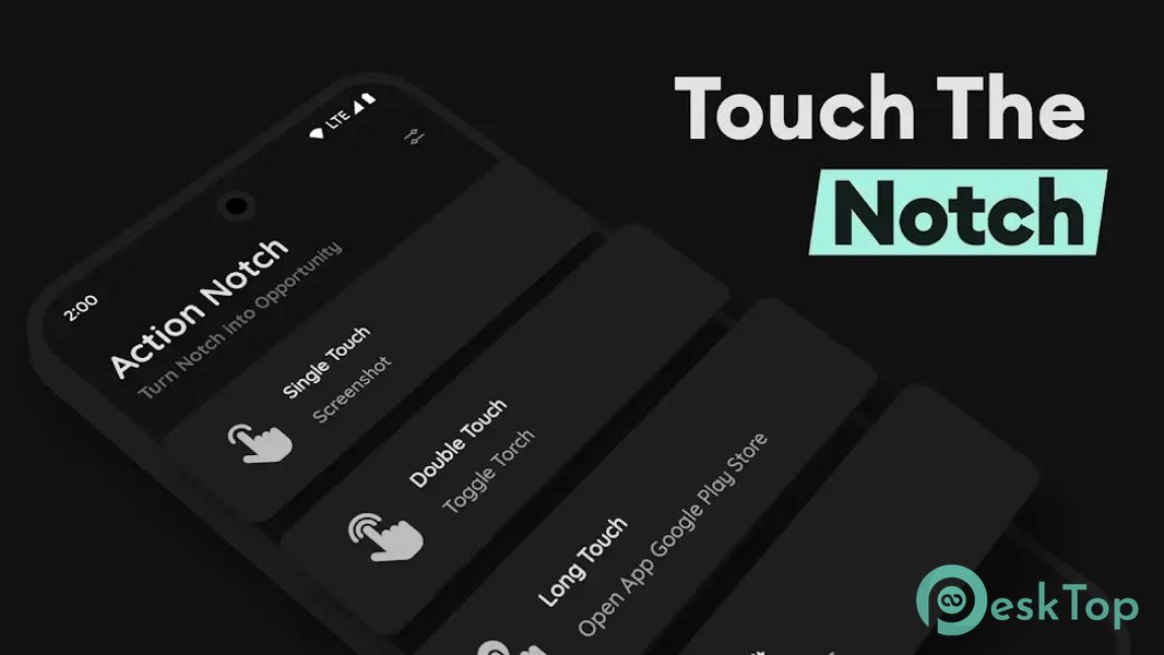 Action Notch: Touch The Notch 1.4.5 APK MOD Unlocked (Full) Free Download