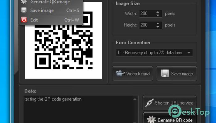 QR Code Generator 2.00 Tam Sürüm Aktif Edilmiş Ücretsiz İndir