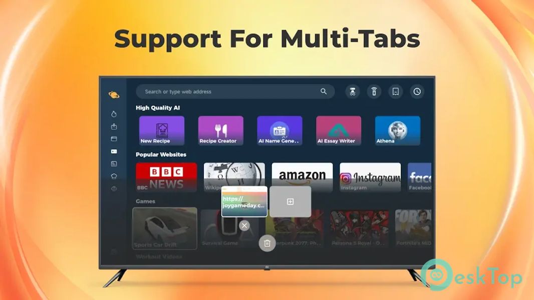 AI Browser - TV Browser 1.2.4 APK MOD Descarga gratuita completa
