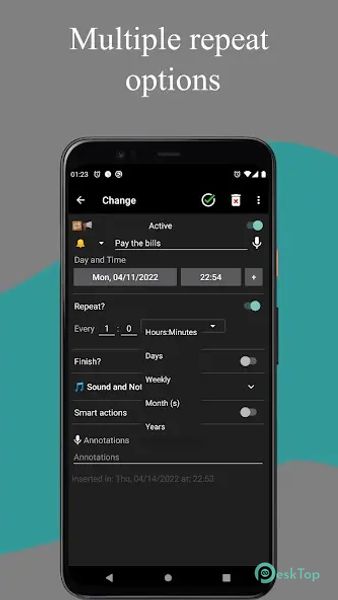 Allminder - Alarm and reminder