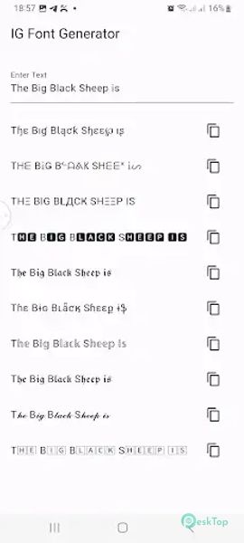 Font Generator - Fancy Text 1.0.0 APK MOD Unlocked (Full) Free Download
