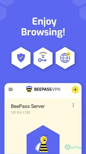 BeePass VPN: Easy & Secure 1.8.0 APK MOD フル無料ダウンロード