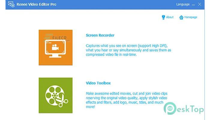  تحميل برنامج Renee Video Editor Pro  2022.09.20.56 برابط مباشر
