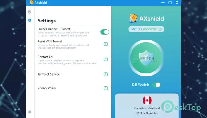 AXshield 1.2.0 Tam Sürüm Aktif Edilmiş Ücretsiz İndir