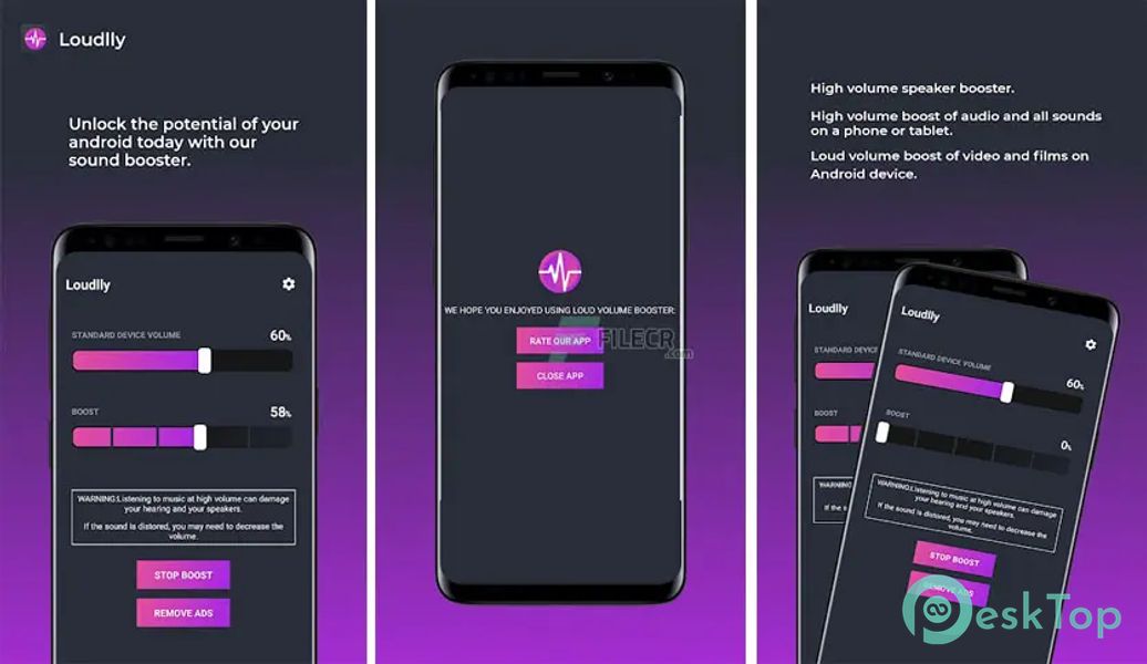 Loud Volume Booster Upto 200% 7.4.2 APK MOD Полная бесплатная загрузка