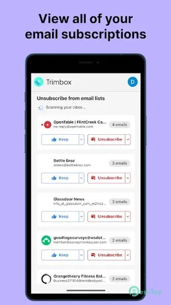 Trimbox: Easy Email Cleaner 2.1.87 APK MOD Unlocked (Full) Free Download