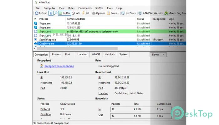 Download X-NetStat Professional 6.0.0.30 Free Full Activated
