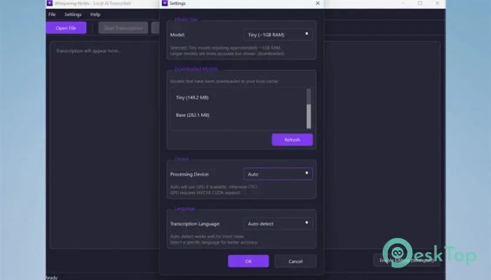 Whispering Notes AI 1.0.0 Tam Sürüm Aktif Edilmiş Ücretsiz İndir