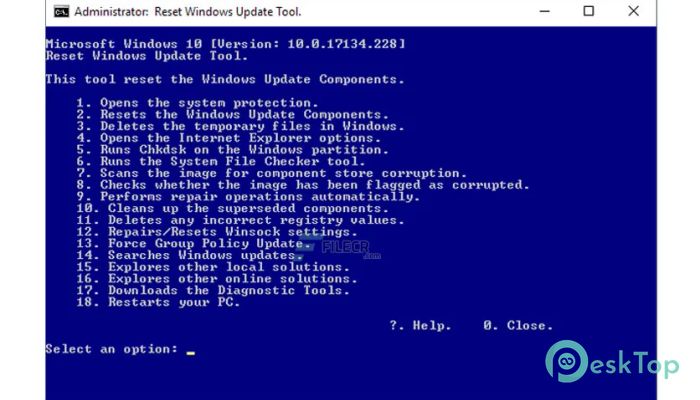  تحميل برنامج Reset Windows Update Tool 11.1.0 برابط مباشر