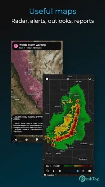 Digital Sky: Weather, Radar 2.1.5 APK MOD Tam Ücretsiz İndir