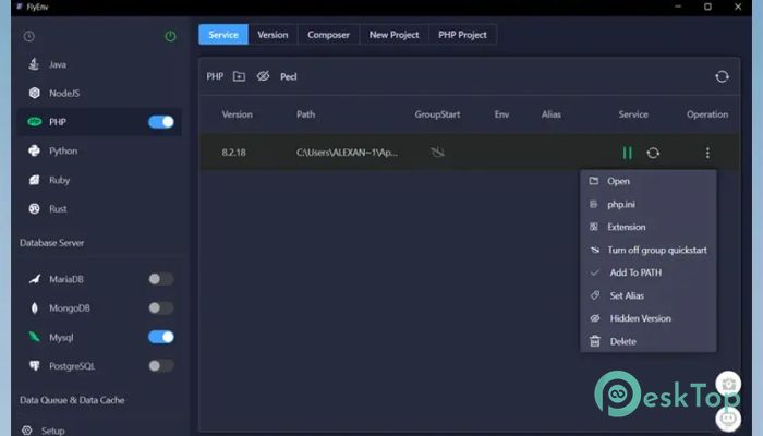 Télécharger FlyEnv  4.10.5 Gratuitement Activé Complètement