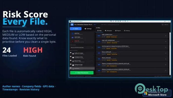 Download Doc Metadata Cleaner Pro X  1.2.0 Free Full Activated