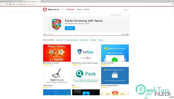  تحميل برنامج Opera Browser 105.0.4970.48 برابط مباشر