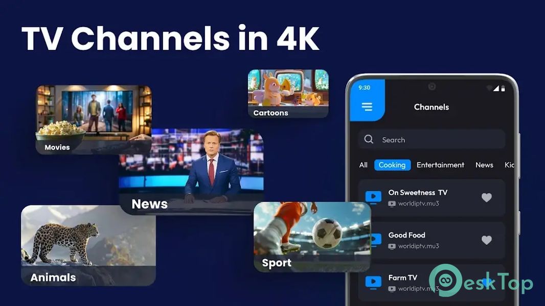 M3U IPTV Stream Player Lite 1.8.2 APK MOD Полная бесплатная загрузка