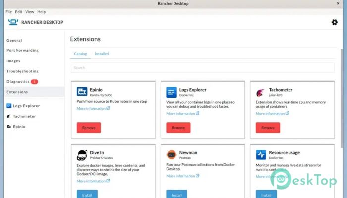 Rancher Desktop  1.22.0 मुफ्त पूर्ण सक्रिय डाउनलोड