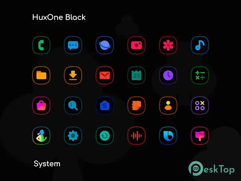 HuxOne Dark - Icon Pack 3.8 APK MOD Unlocked (Full) Free Download