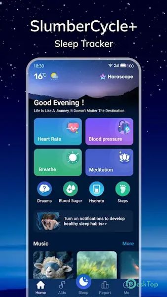 SlumberCycle+: Sleep Tracker 1.39.1 APK MOD Полная бесплатная загрузка