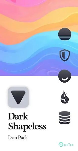 Dark Shapeless Icon Pack 6.1 APK MOD تحميل مجاني كامل