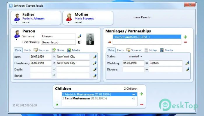 Download Daub Ages Family Tree Software 2.2.0 Free Full Activated
