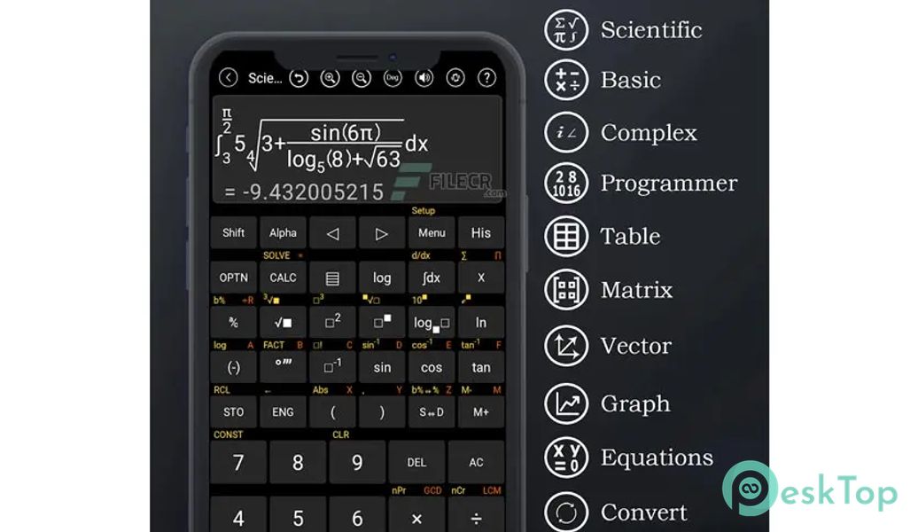 HiEdu Calculator He-580 Pro 1.5.7 APK MOD 完整免费下载