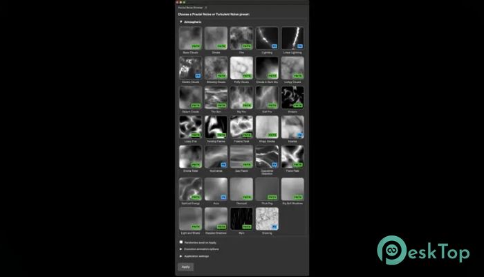 Aescripts - Fractal Noise Browser