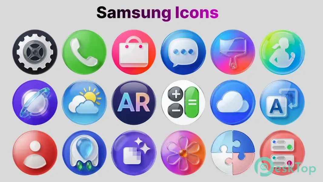 OneUi Glossy Icons 1.3 APK MOD Unlocked (Full) Free Download