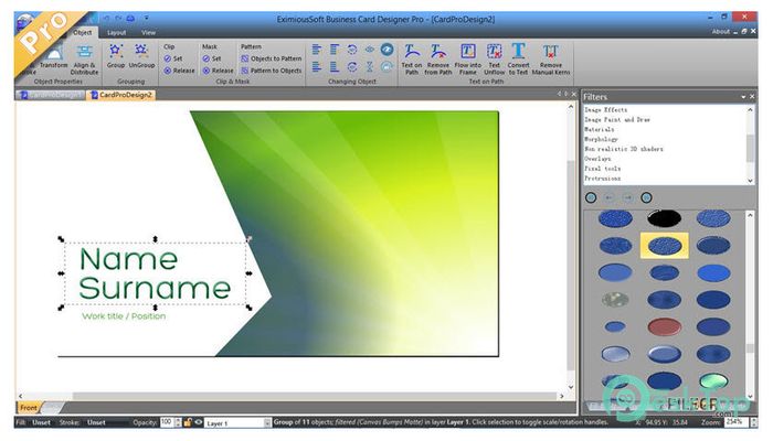 Download EximiousSoft Business Card Designer Pro 5.00 Free Full Activated
