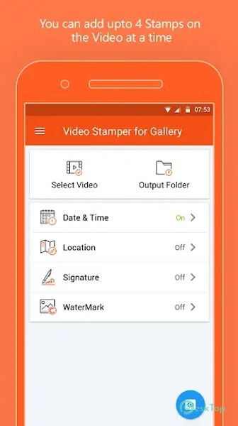 Video Stamper: Video Watermark