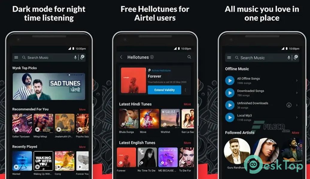 Wynk Music - MP3, Song, Podcast 3.68.1.1 APK MOD Полная бесплатная загрузка