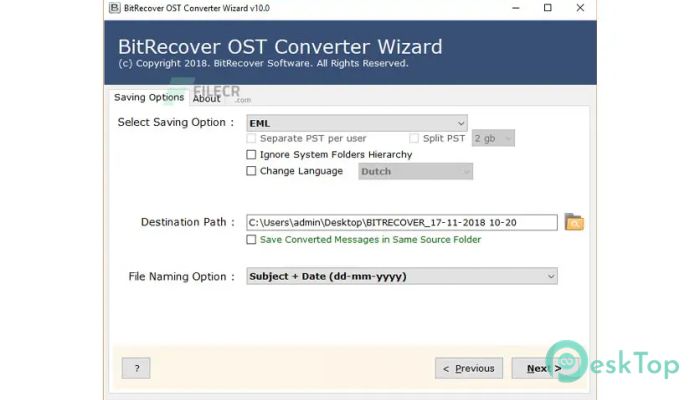تحميل برنامج BitRecover OST Converter Wizard  13.3 برابط مباشر