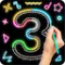 Learn To Draw Glow Numbers