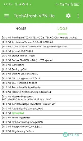 TechAfresh VPN Lite 21.0 APK MOD Tam Ücretsiz İndir
