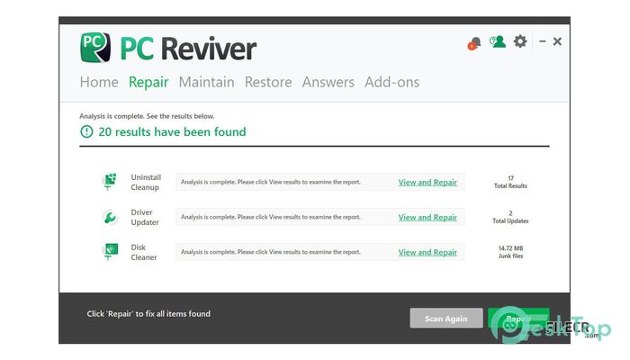  تحميل برنامج ReviverSoft PC Reviver 3.18.0.20 برابط مباشر
