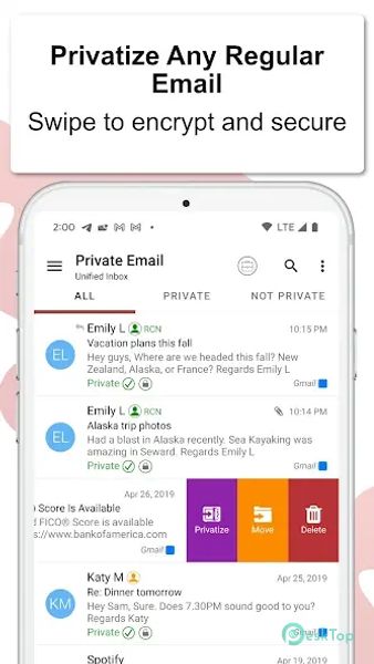 EPRIVO Encrypted Email & Chat 3.0.74 APK MOD Полная бесплатная загрузка