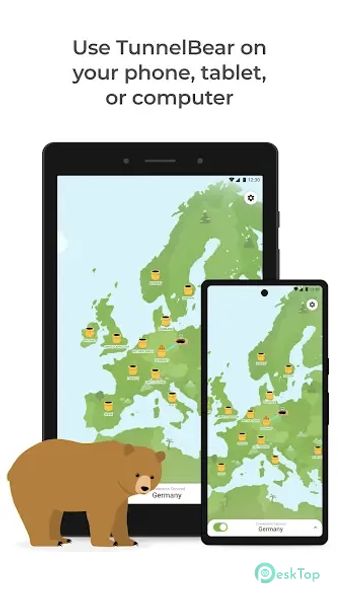 TunnelBear VPN 4.2.3 APK MOD Descarga gratuita completa