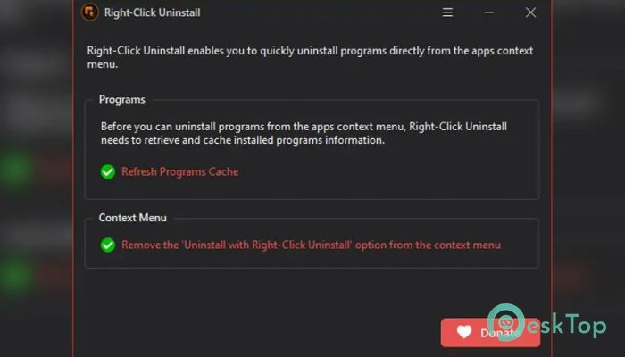 Right-Click Uninstall 1.0 Tam Sürüm Aktif Edilmiş Ücretsiz İndir