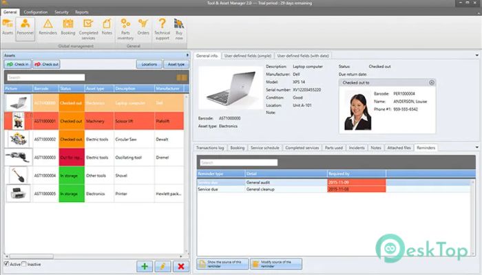 تحميل برنامج Vinitysoft Tool & Asset Manager  2020.11.23.0 برابط مباشر