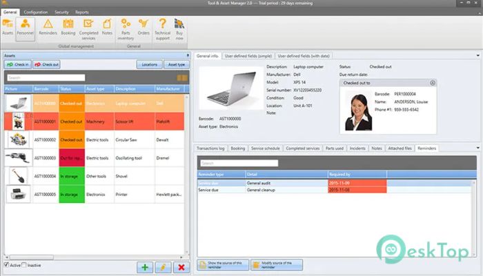 تحميل برنامج Vinitysoft Tool & Asset Manager  2024.5.13.0 برابط مباشر