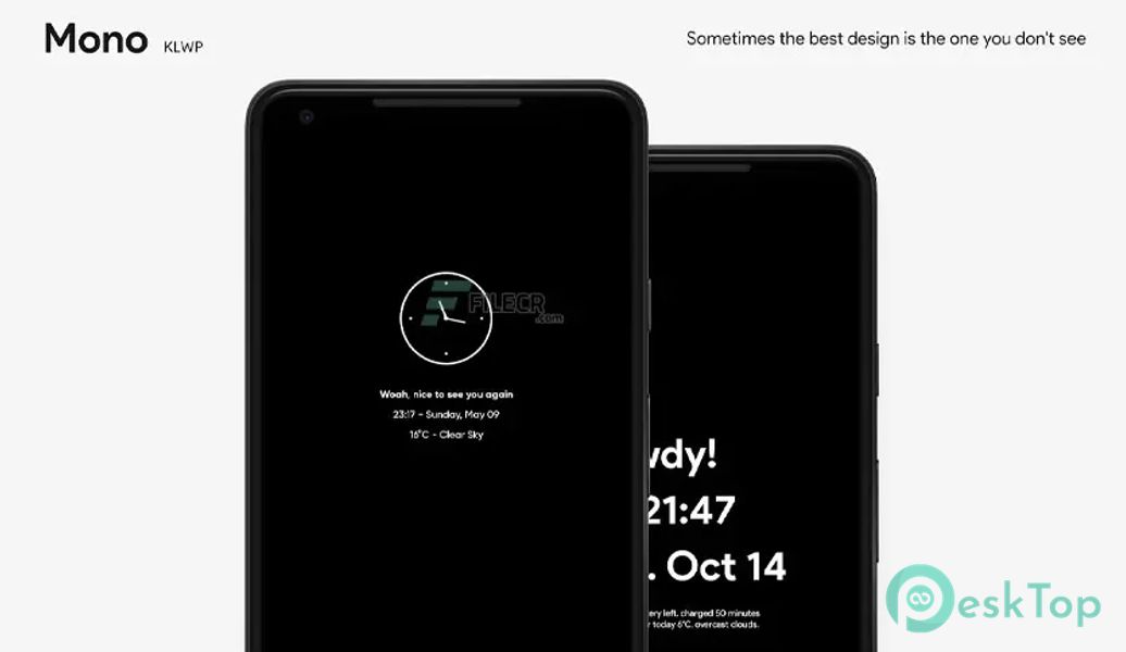 Mono KLWP 5.6 APK MOD Unlocked (Full) Free Download