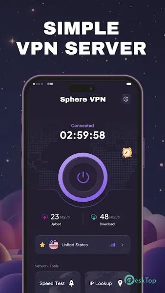 Sphere VPN - Fast & Secure VPN 1.0.15 APK MOD Unlocked (Full) Free Download