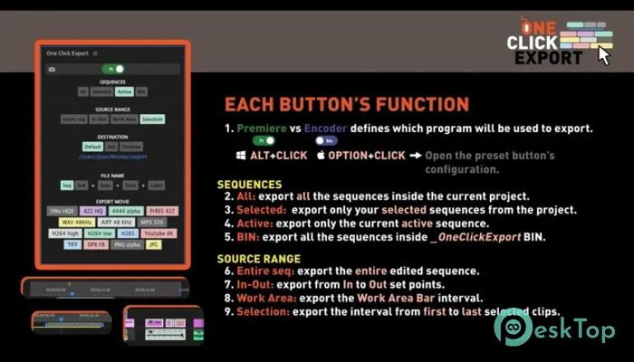 تحميل برنامج Aescripts - One Click Export 1.2.4 برابط مباشر